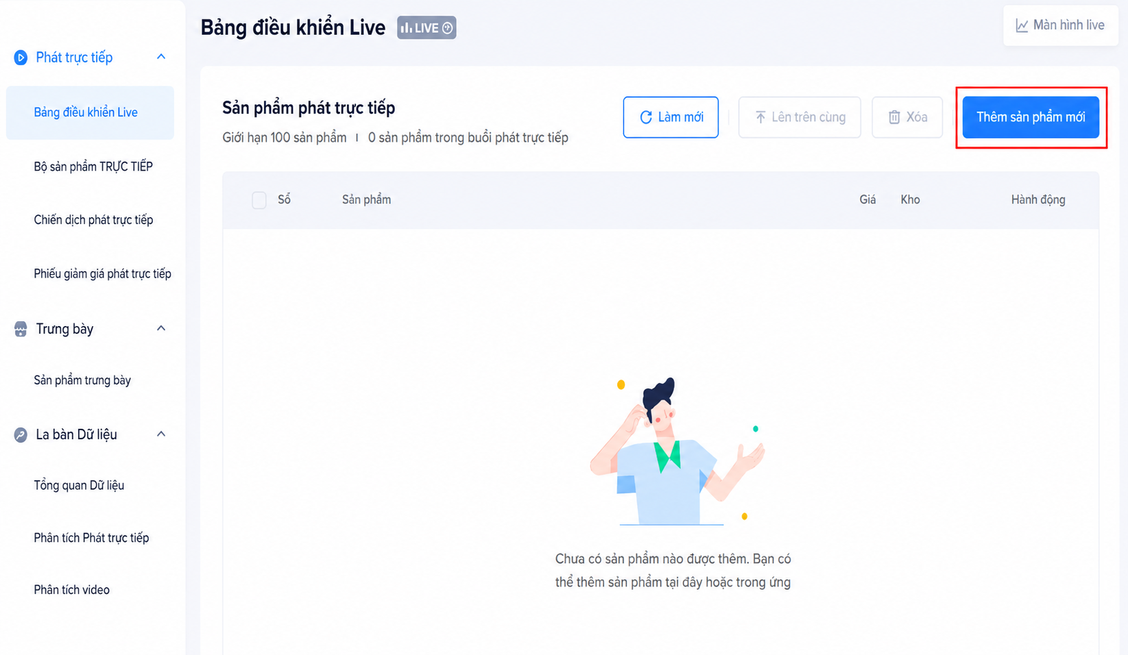 cach-ghim-san-pham-khi-livestream-tiktok-2026
