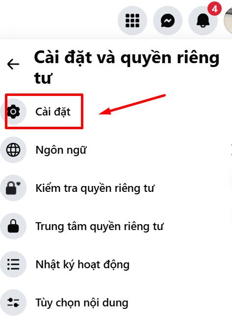 Cách thêm email vào Facebook trên máy tính