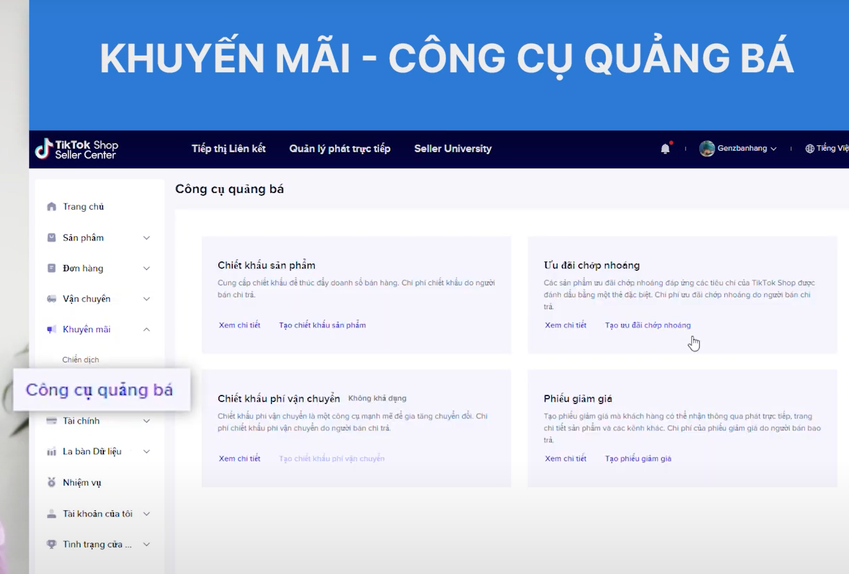 Hướng Dẫn Chi Tiết Cách Tạo Mã Giảm Giá TikTok Shop