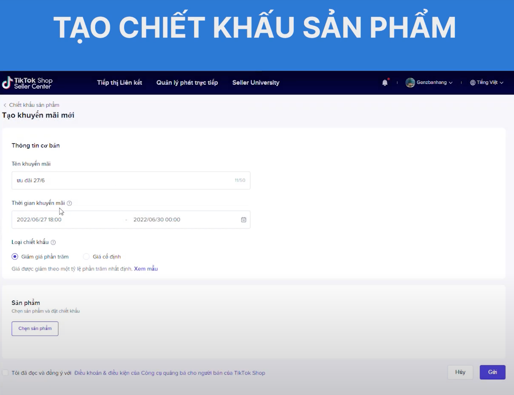 Hướng Dẫn Chi Tiết Cách Tạo Mã Giảm Giá TikTok Shop