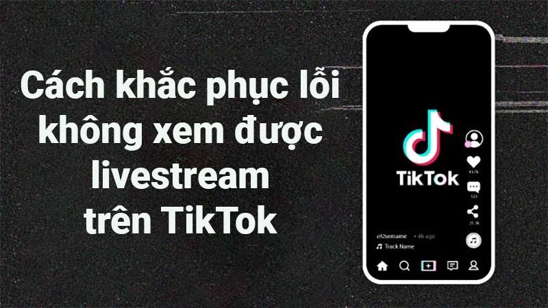 Lỗi Không Xem Được Livestream Trên TikTok