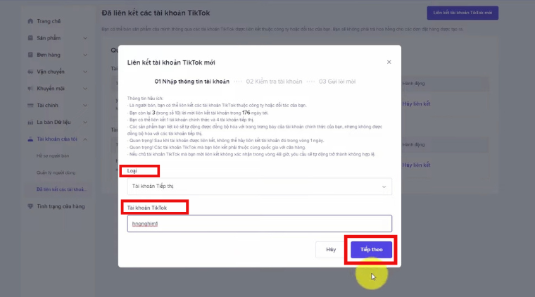 Mẹo Liên Kết TikTok Shop Với TikTok Cá Nhân