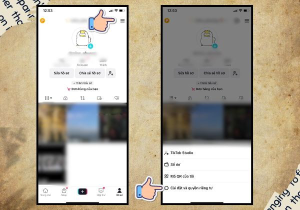 Thay đổi vùng TikTok