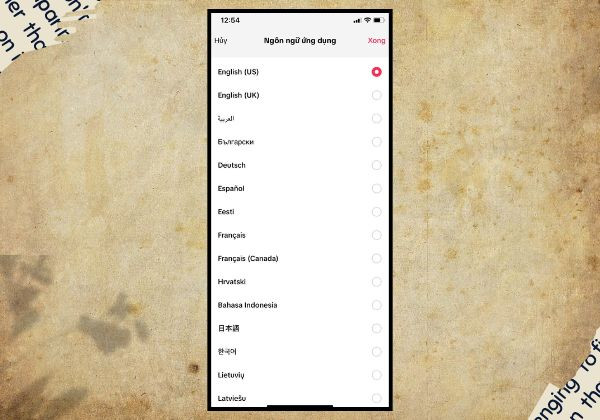 Thay đổi vùng TikTok