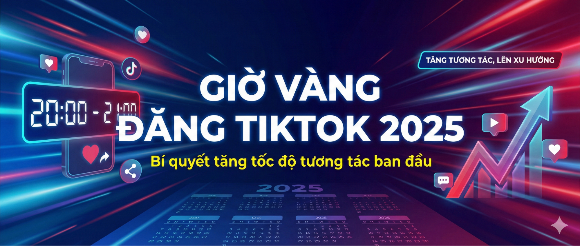 Top khung Giờ vàng đăng TikTok 2025 hiệu quả nhất