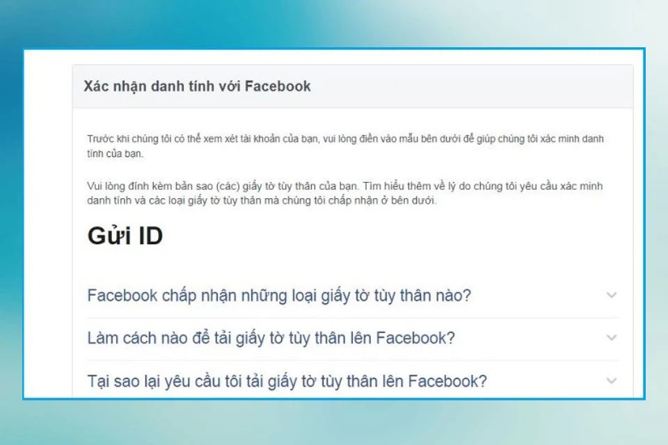 cách lấy lại facebook bị hách