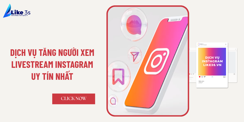 Dịch vụ tăng người xem Livestream Instagram uy tín nhất
