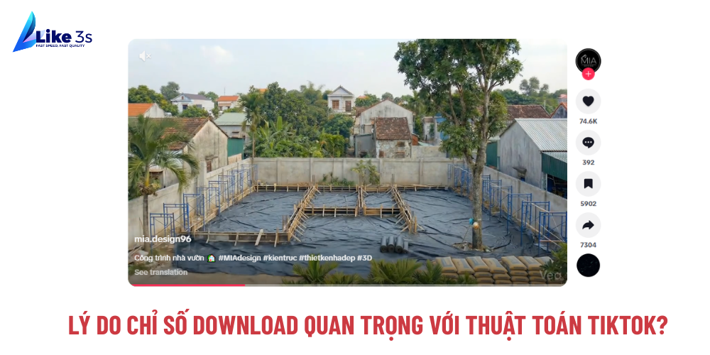 Lý do chỉ số download quan trọng với thuật toán Tiktok?