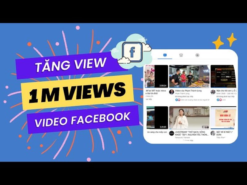 Tăng view video Facebook