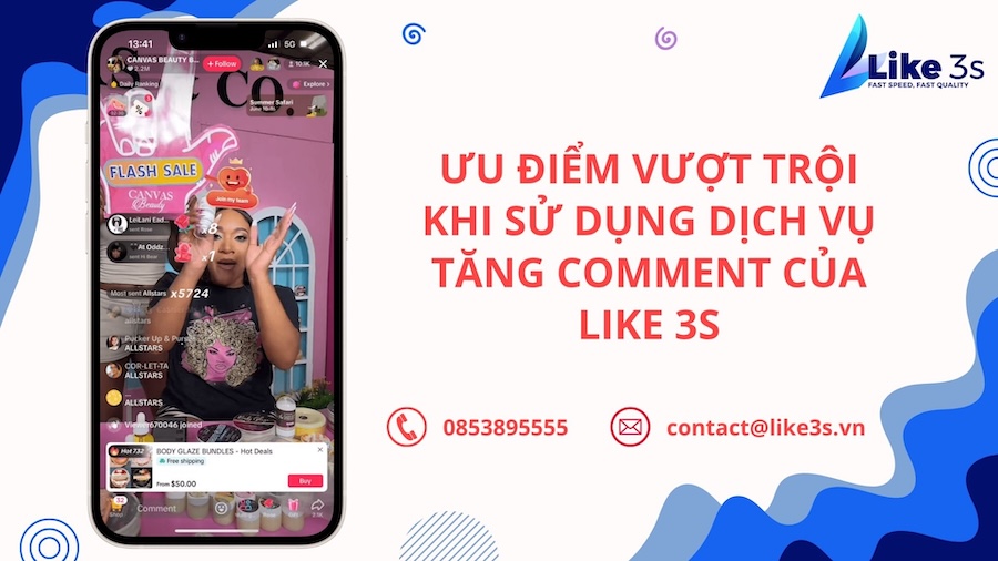 Ưu điểm vượt trội khi tăng comment TikTok tại Like 3S
